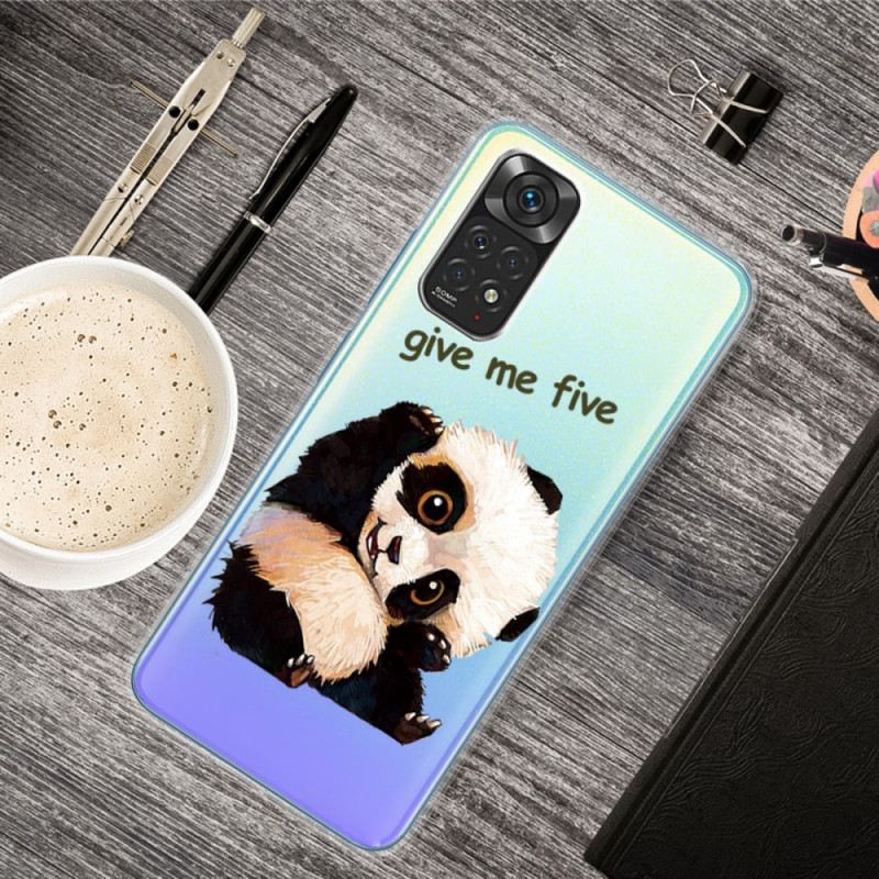 Tok Xiaomi Redmi Note 11 / 11S Zökkenőmentes Panda Give Me Five