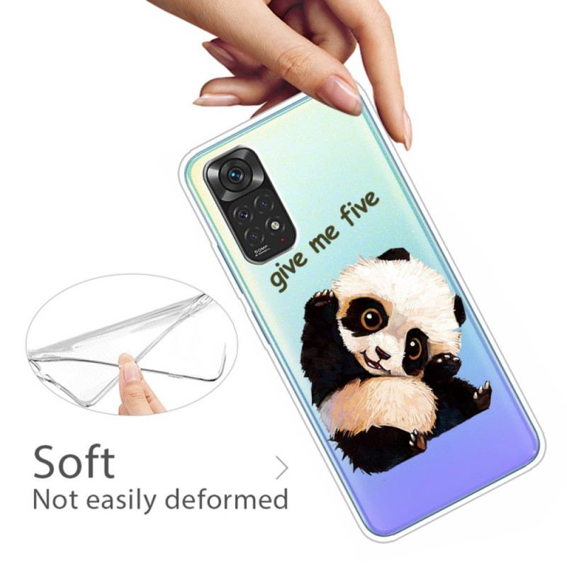 Tok Xiaomi Redmi Note 11 / 11S Zökkenőmentes Panda Give Me Five