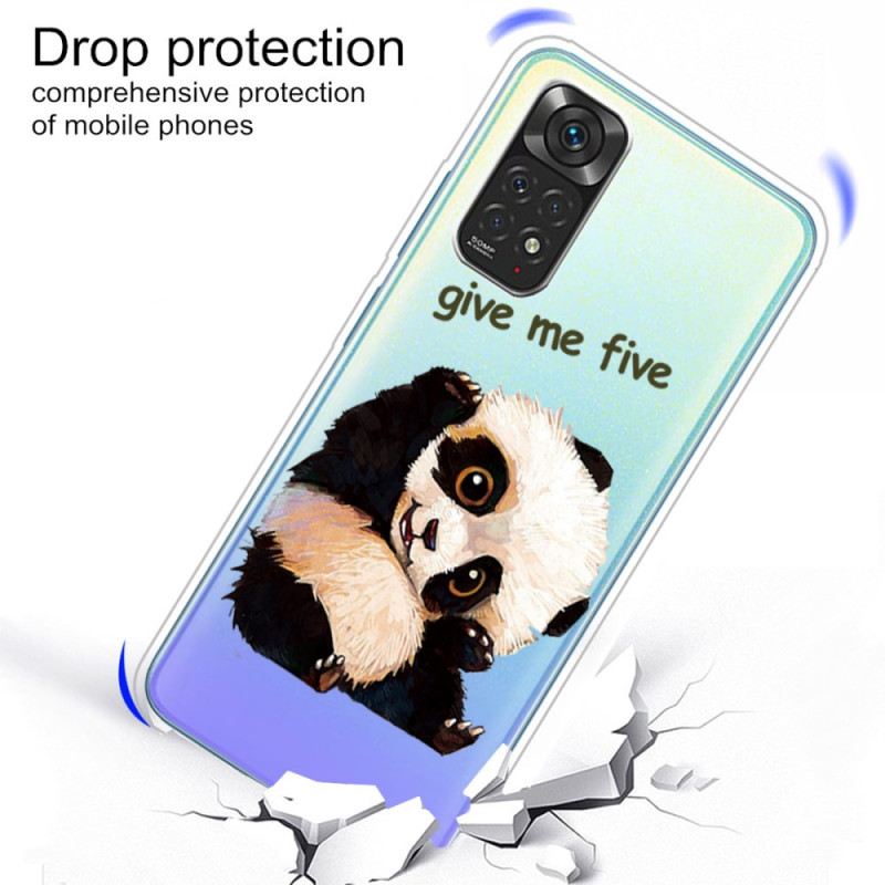 Tok Xiaomi Redmi Note 11 / 11S Zökkenőmentes Panda Give Me Five