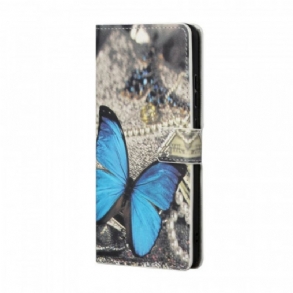 Fliptok / Bőrtok Samsung Galaxy S22 Plus 5G Butterfly Prestige Blue