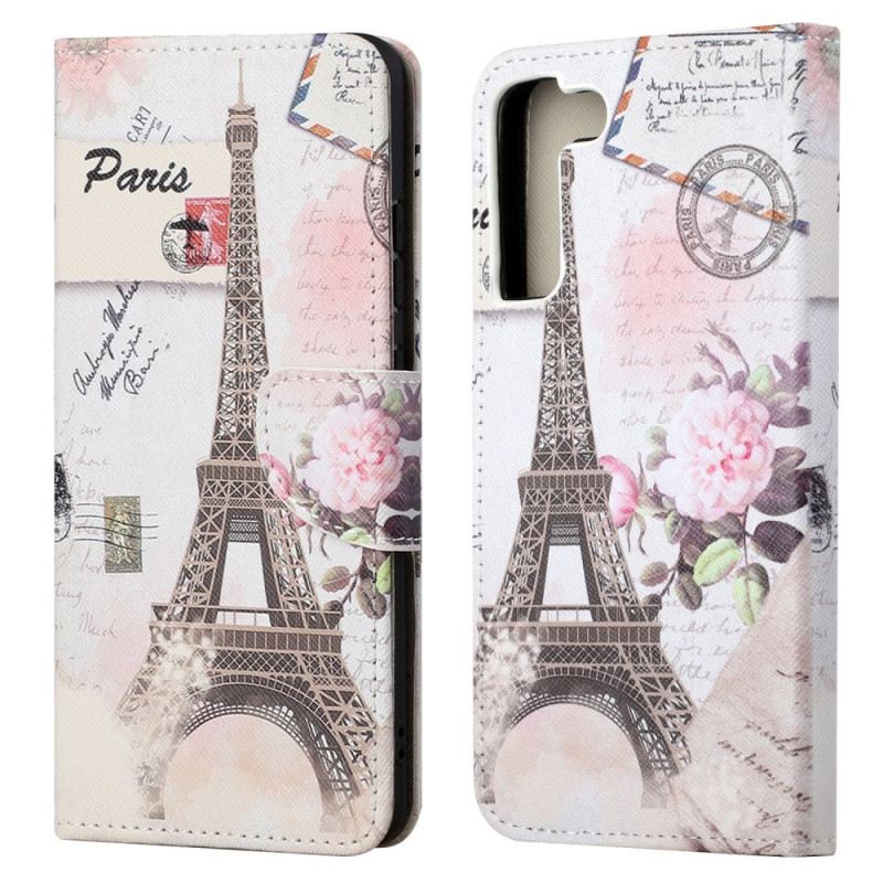 Fliptok Samsung Galaxy S22 Plus 5G Retro Eiffel-torony