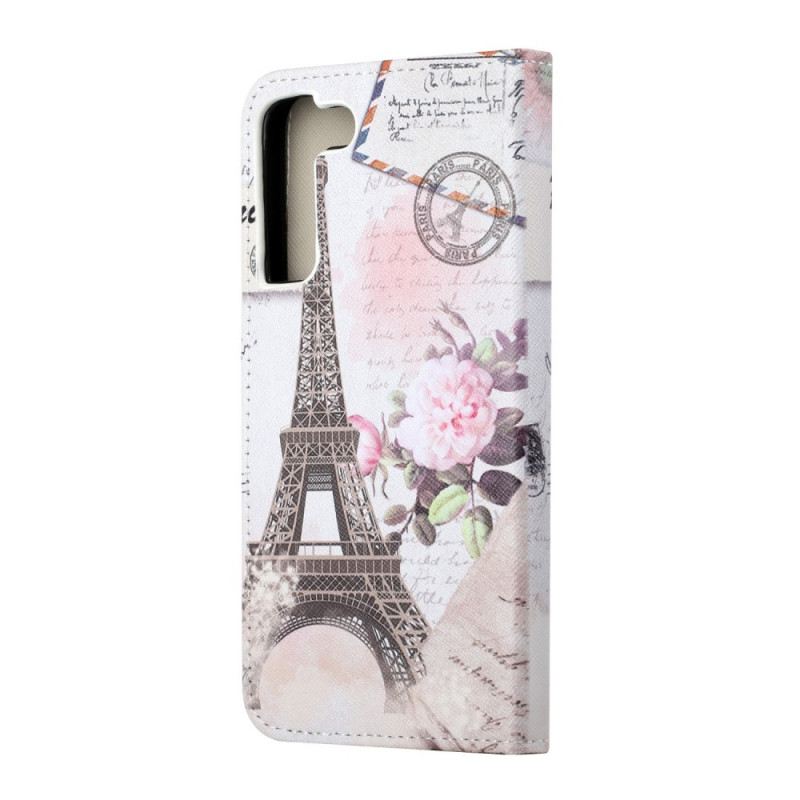 Fliptok Samsung Galaxy S22 Plus 5G Retro Eiffel-torony