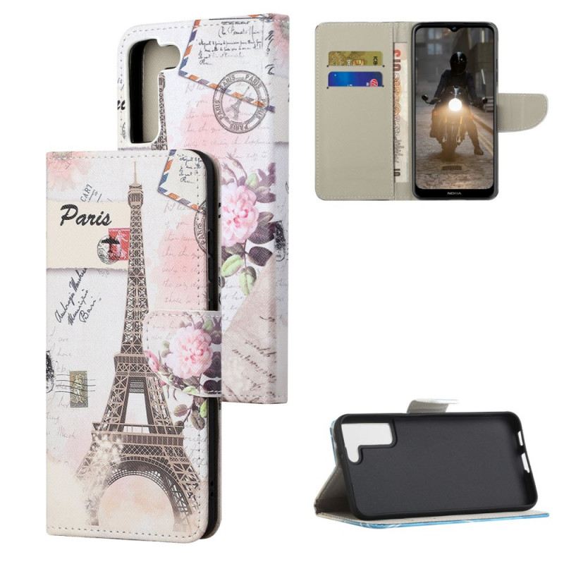 Fliptok Samsung Galaxy S22 Plus 5G Retro Eiffel-torony