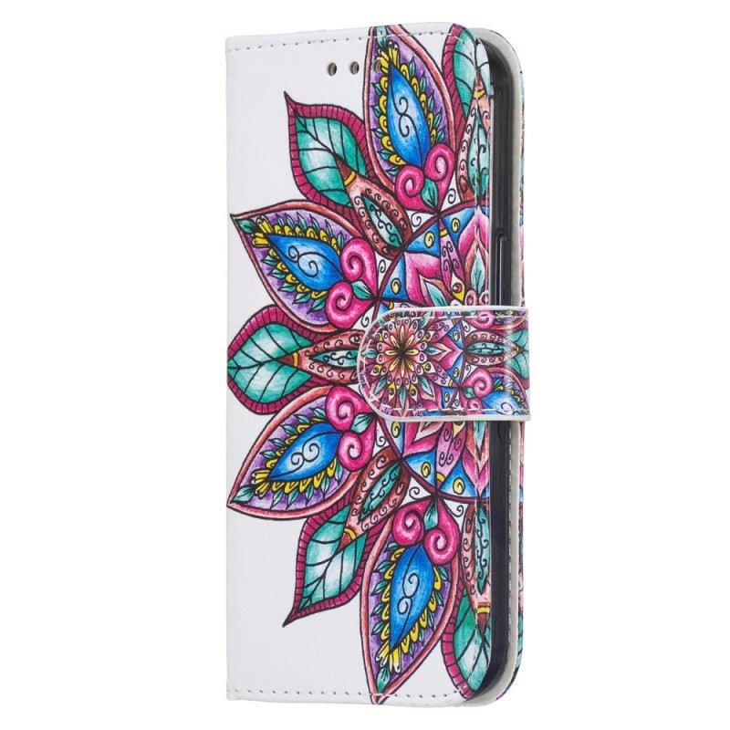 Kinyitható Tokok Samsung Galaxy S22 Plus 5G Rajzolt Mandala