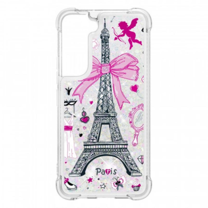 Tok Samsung Galaxy S22 Plus 5G Az Eiffel-torony Flitterei