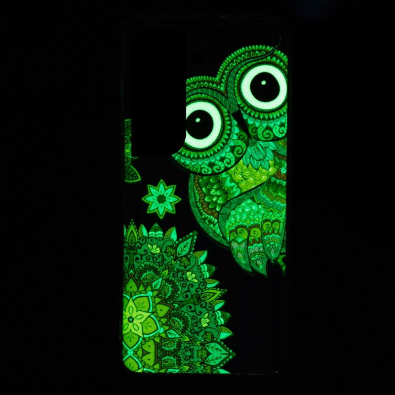 Tok Samsung Galaxy S22 Plus 5G Fluoreszkáló Bagolymandala