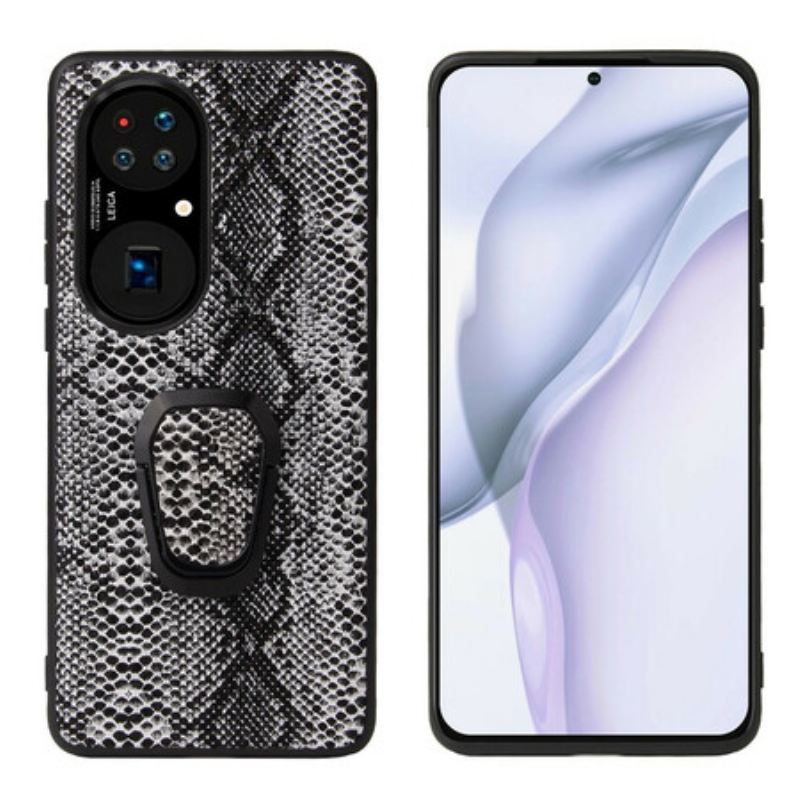 Tok Huawei P50 Pro Snake Stílusú Gyűrűtartó