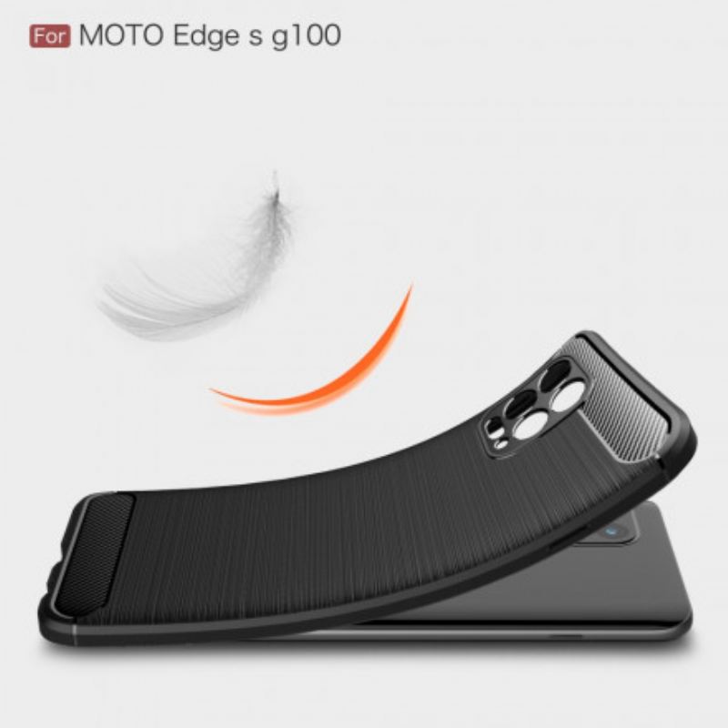 Tok Moto G100 Csiszolt Szénszálas