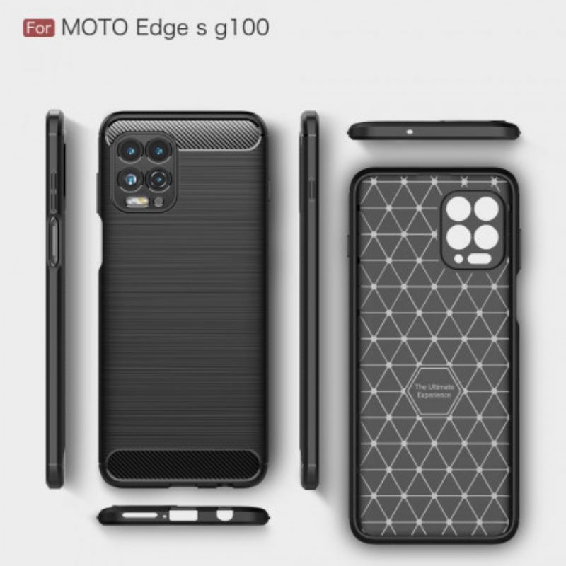 Tok Moto G100 Csiszolt Szénszálas