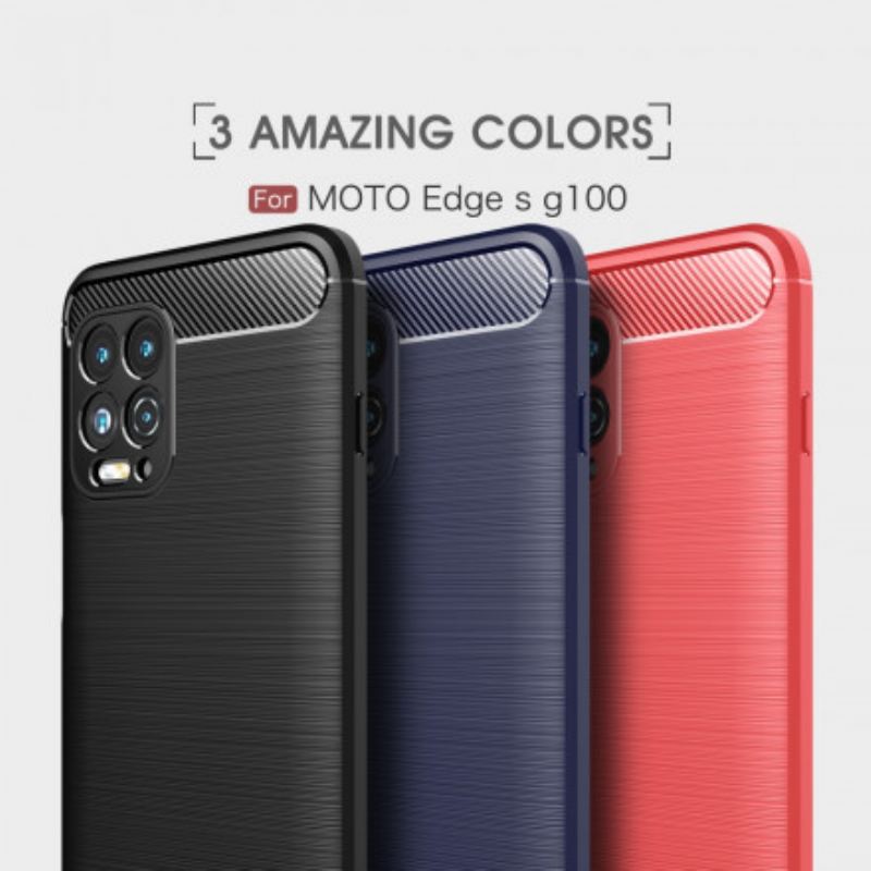 Tok Moto G100 Csiszolt Szénszálas