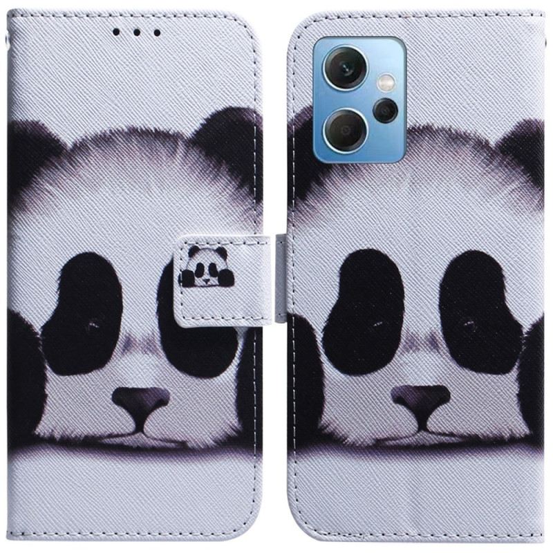 Fliptok / Bőrtok Xiaomi Redmi Note 12 4G Panda