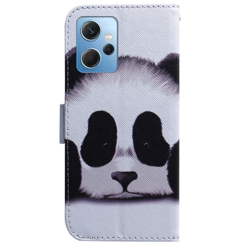 Fliptok / Bőrtok Xiaomi Redmi Note 12 4G Panda