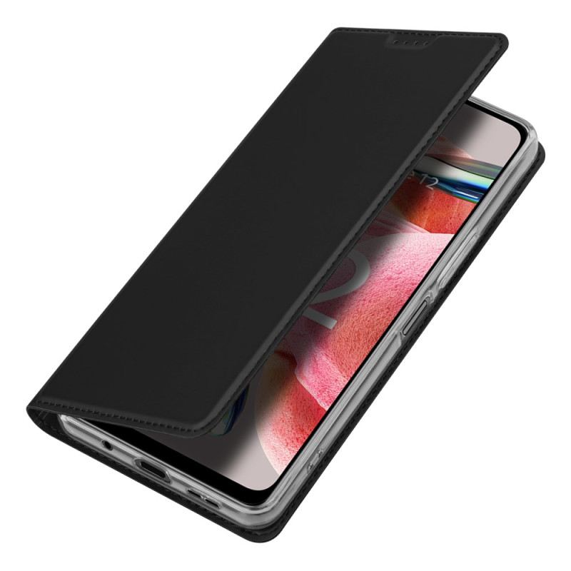 Fliptok Xiaomi Redmi Note 12 4G Bőrtok Skin-pro Sorozat Dux Ducis