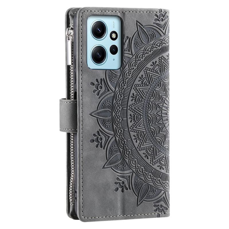 Fliptok Xiaomi Redmi Note 12 4G Mandala Pénztárcával