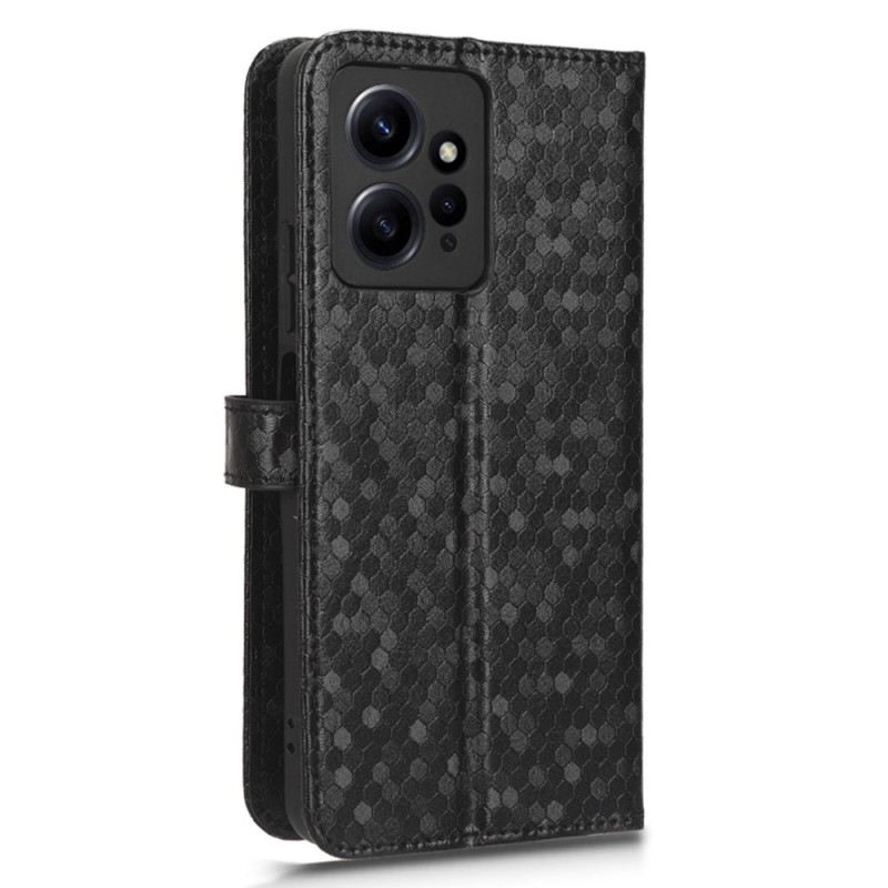 Kinyitható Tokok Xiaomi Redmi Note 12 4G szíjjal 3d Strappy Design