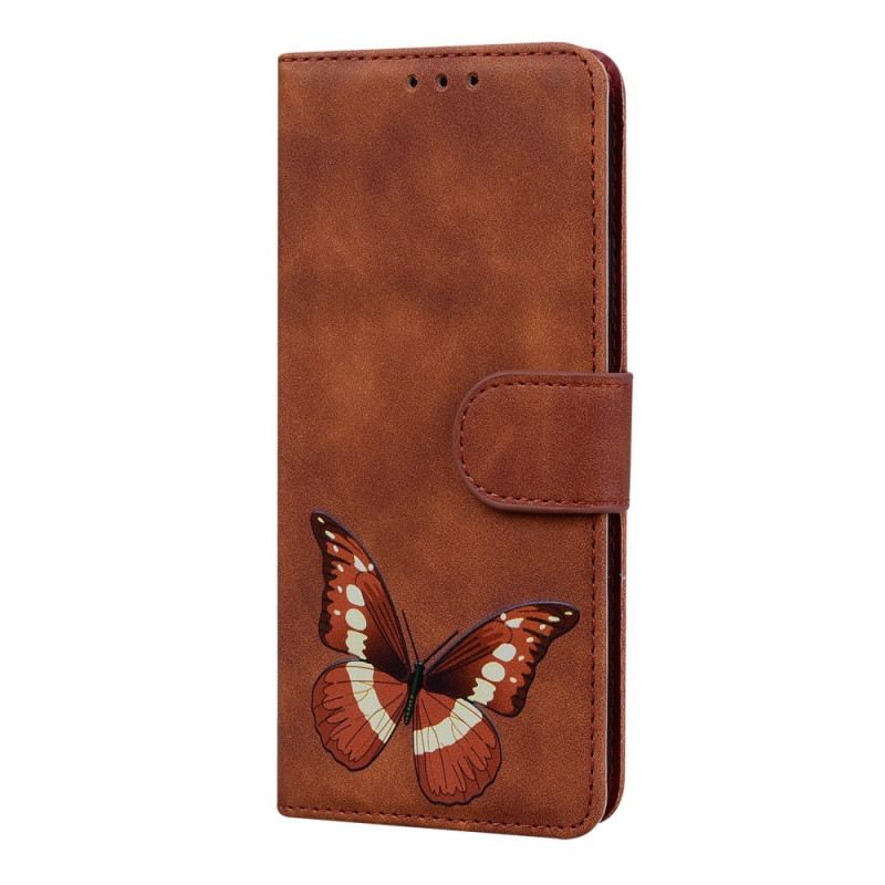 Fliptok / Bőrtok Realme 9i Skin Touch Butterfly