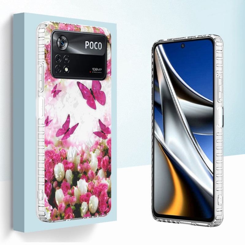 Tok Poco X4 Pro 5G Stílusos Pillangók