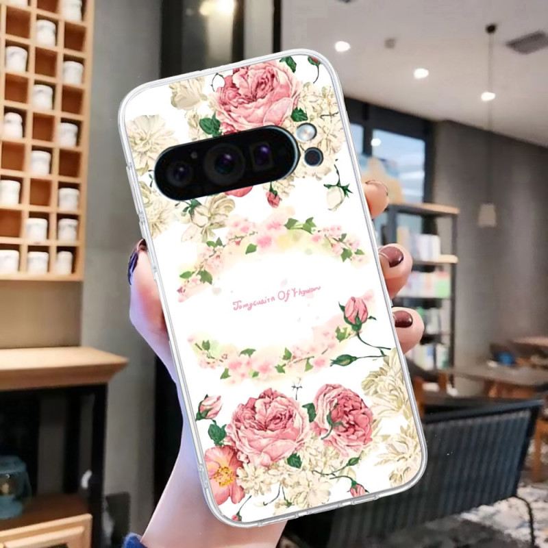 Mobiltelefon Tokok Google Pixel 9 Liberty Flowers