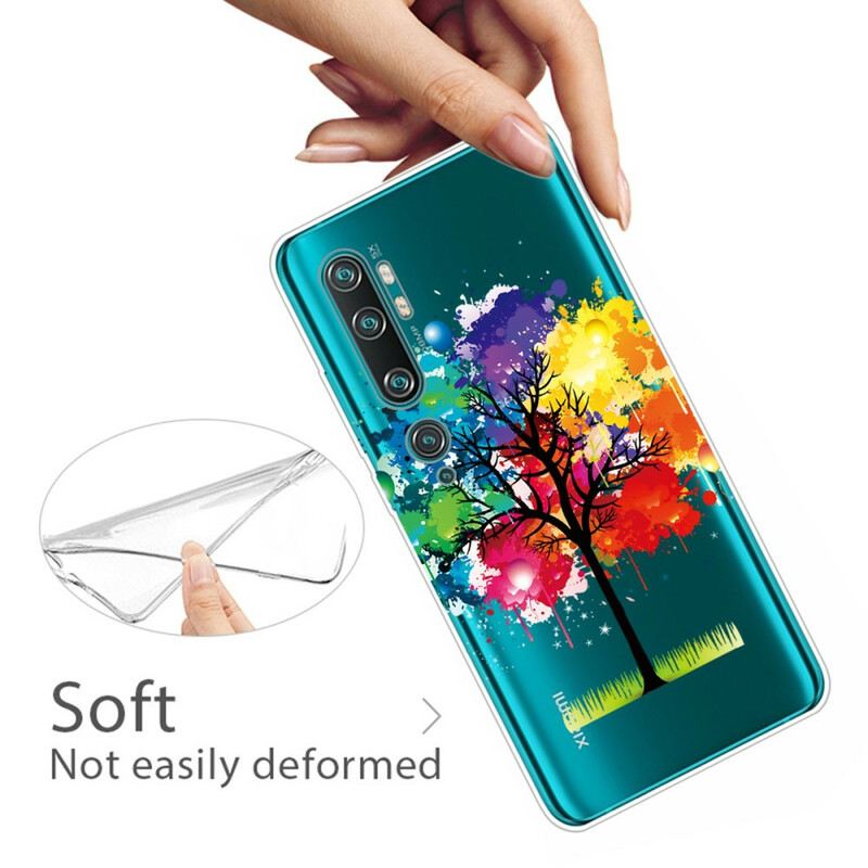 Tok Xiaomi Mi Note 10 / 10 Pro Varrat Nélküli Akvarell Fa