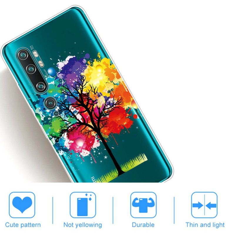 Tok Xiaomi Mi Note 10 / 10 Pro Varrat Nélküli Akvarell Fa