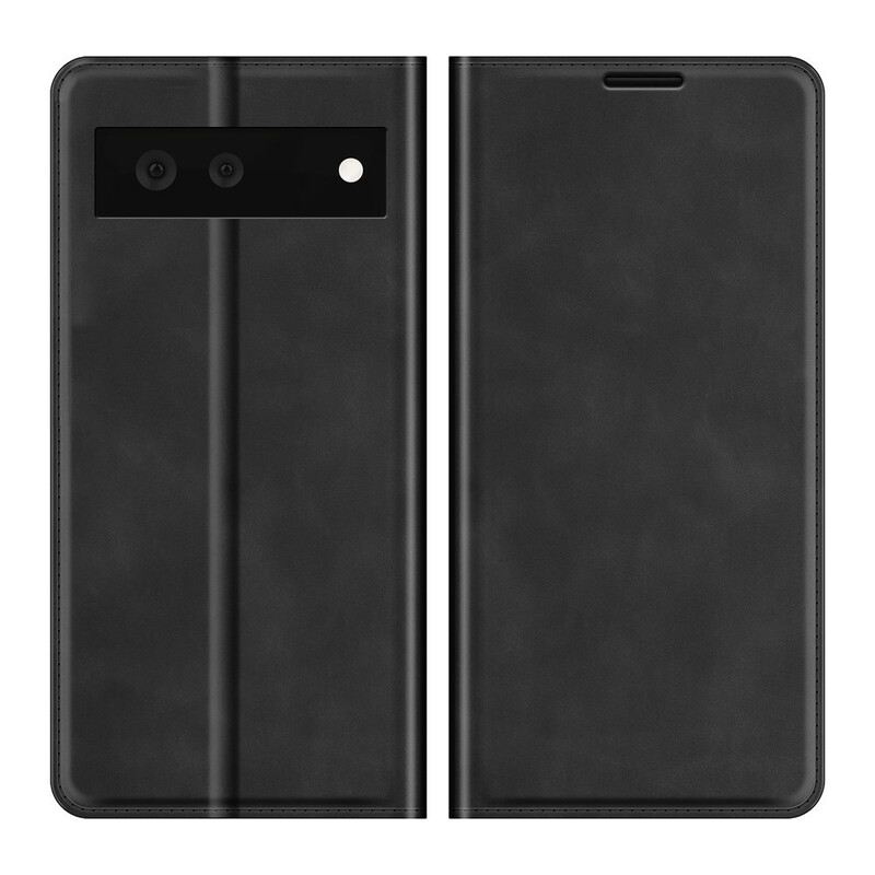 Fliptok Google Pixel 6 Bőrtok Skin Touch