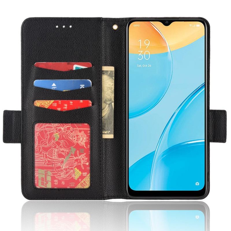 Fliptok Oppo A15 Bőrtok Flap Dupla Licsi Új Színek