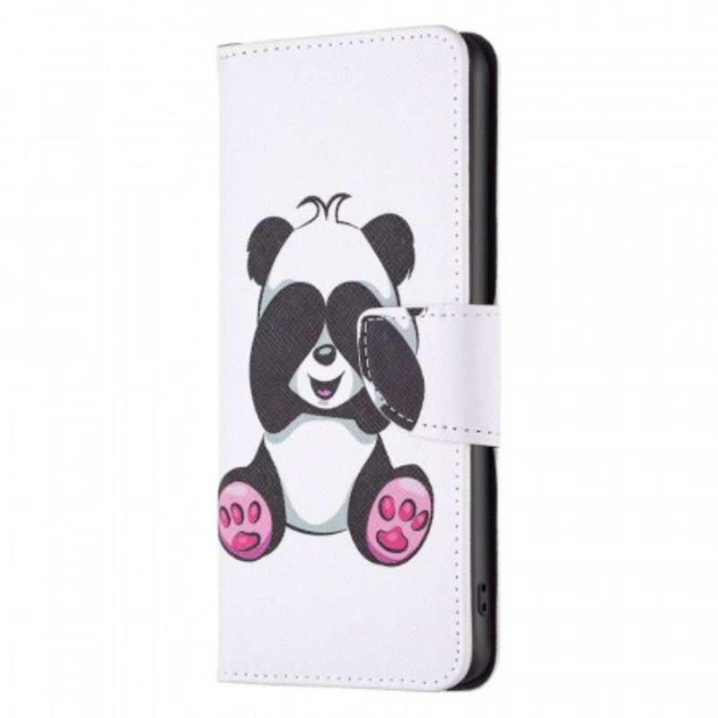 Fliptok / Bőrtok Samsung Galaxy M23 5G Panda