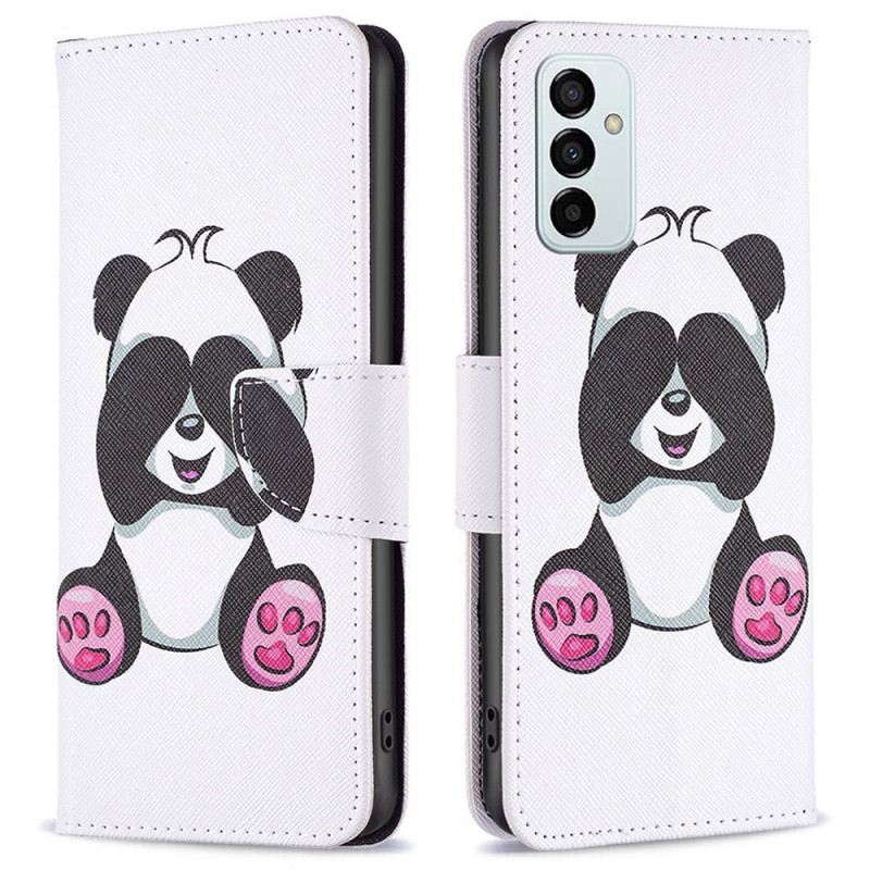 Fliptok / Bőrtok Samsung Galaxy M23 5G Panda