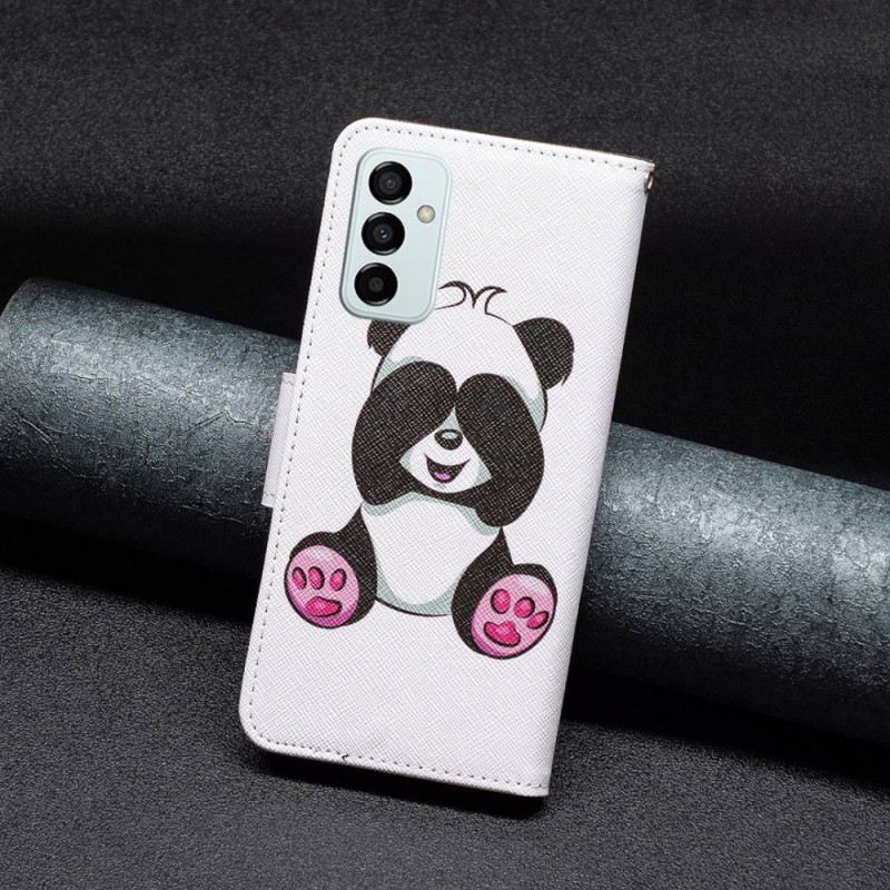 Fliptok / Bőrtok Samsung Galaxy M23 5G Panda