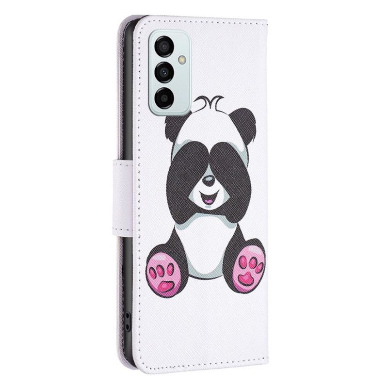 Fliptok / Bőrtok Samsung Galaxy M23 5G Panda