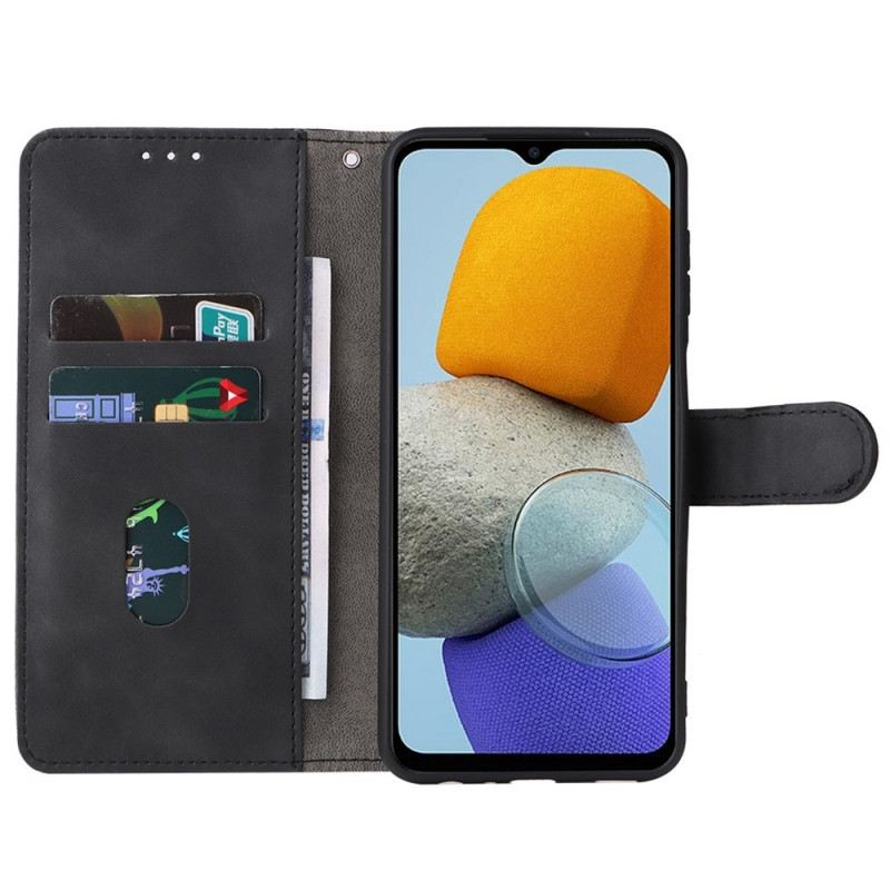 Fliptok / Bőrtok Samsung Galaxy M23 5G szíjjal Pántos Skin-touch