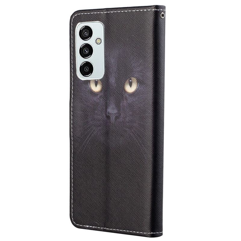 Fliptok / Bőrtok Samsung Galaxy M23 5G szíjjal Tanga Cat