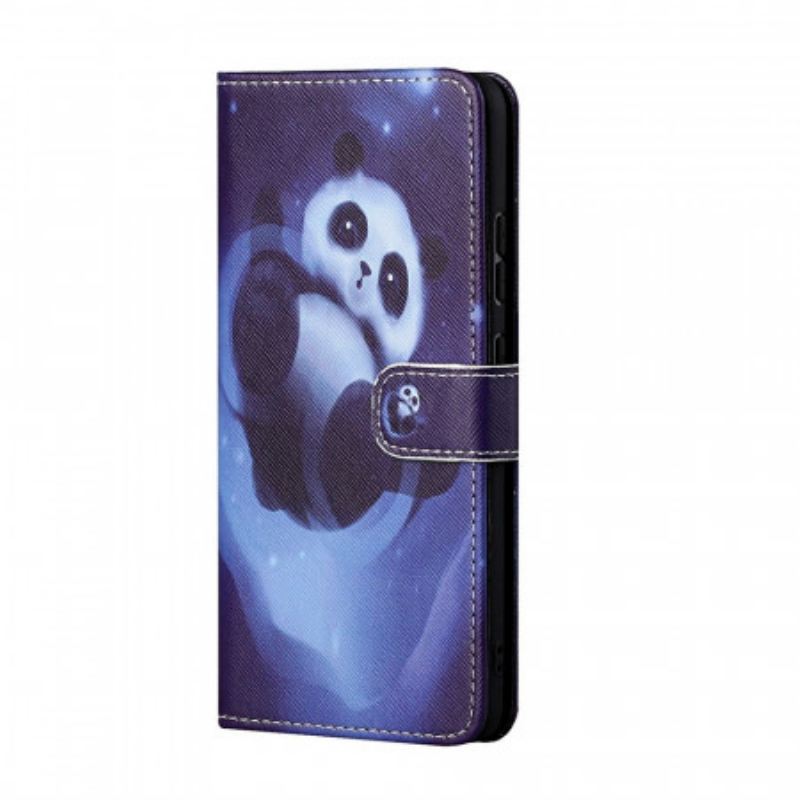 Fliptok Samsung Galaxy M23 5G szíjjal Pántos Panda