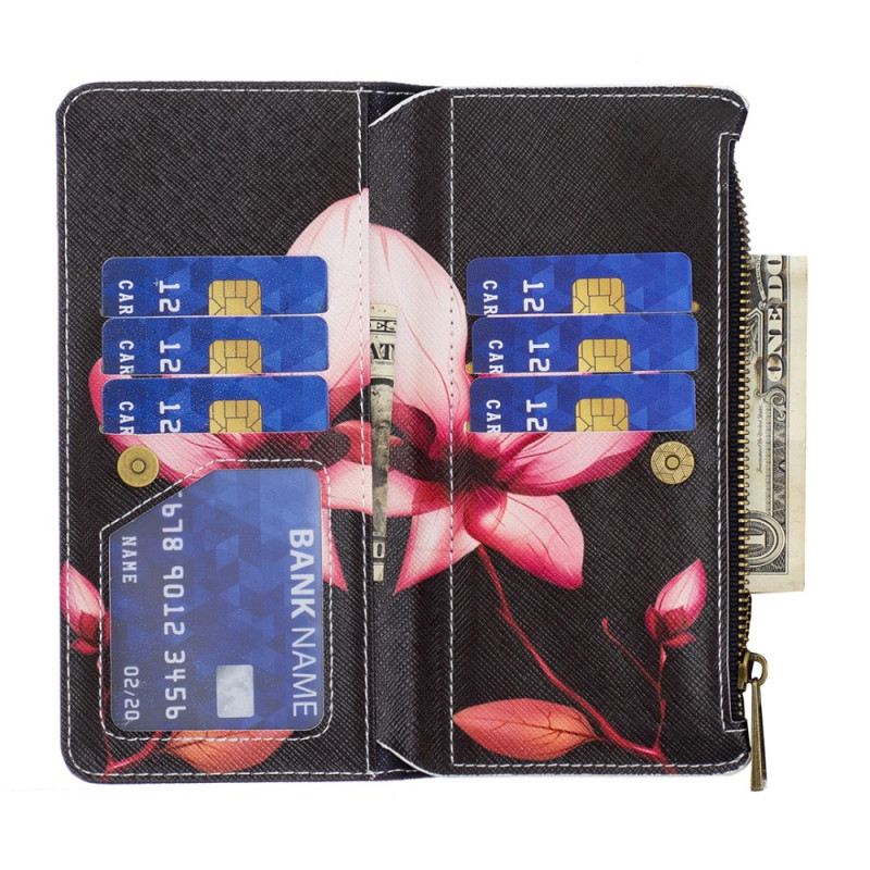 Bőrtok Poco X6 5g Lotus Wallet