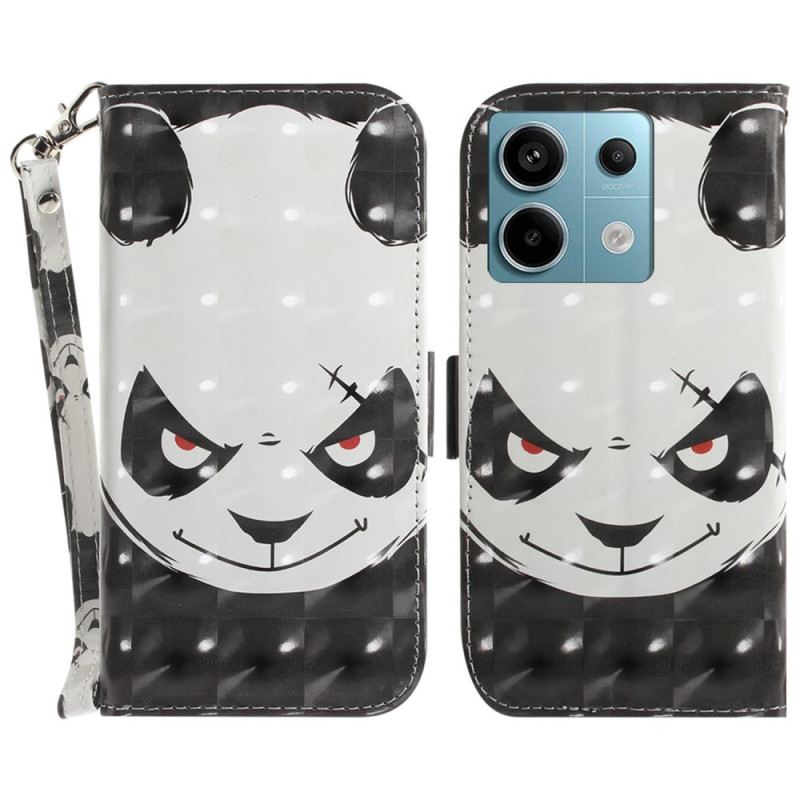 Fliptok Poco X6 5g Dühös Panda Szíjjal