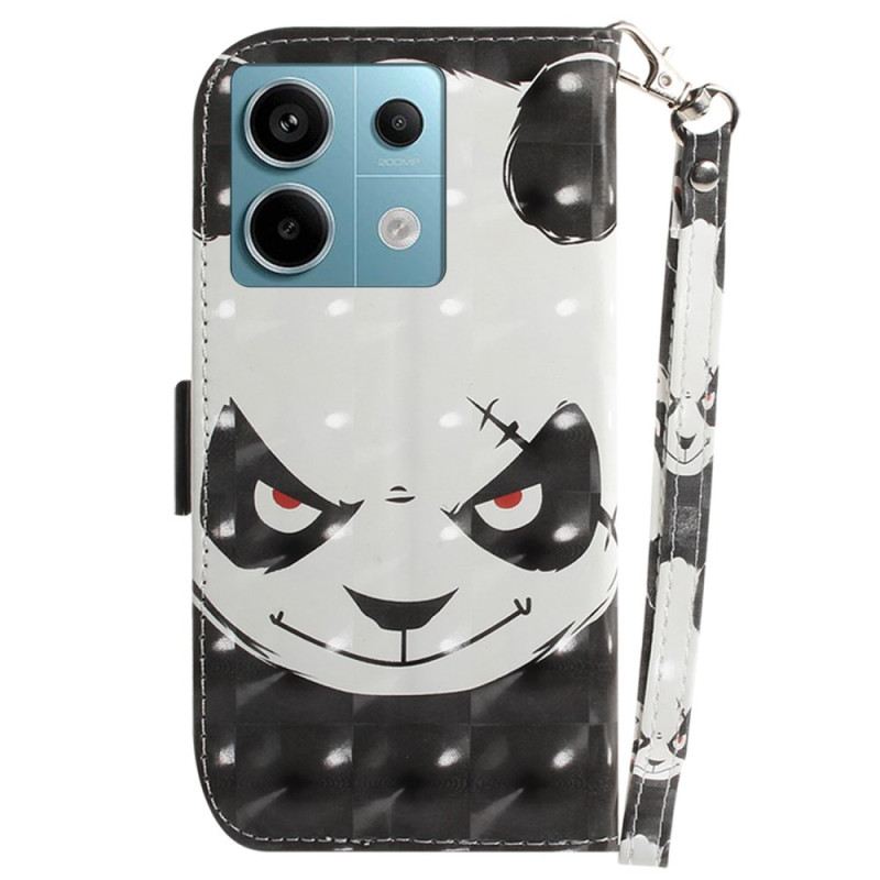 Fliptok Poco X6 5g Dühös Panda Szíjjal