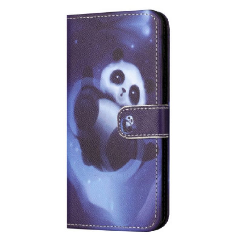 Kinyitható Tokok Poco X6 5g Panda Space Szíjjal