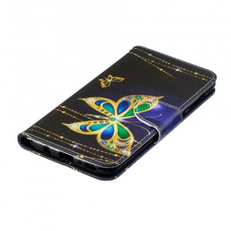 Fliptok / Bőrtok Samsung Galaxy A70 Magic Butterfly