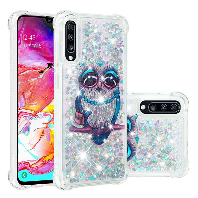 Tok Samsung Galaxy A70 Bagoly Flitter Kisasszony