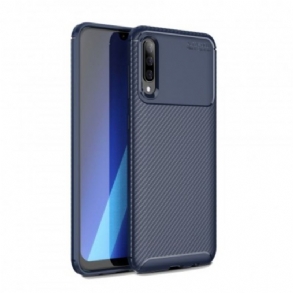 Tok Samsung Galaxy A70 Rugalmas Szénszálas Textúra