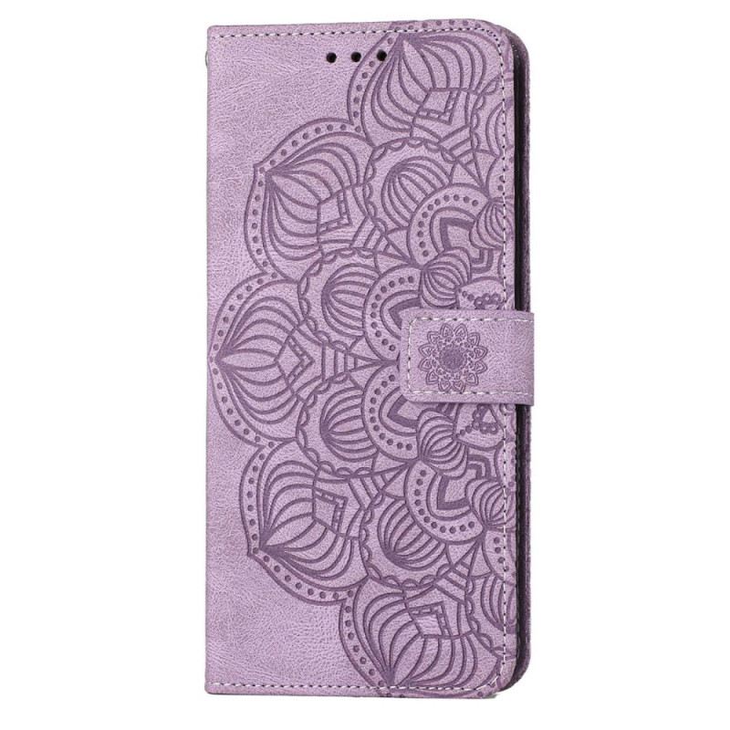 Fliptok / Bőrtok Xiaomi 12T / 12T Pro szíjjal Pántos Barokk Mandala