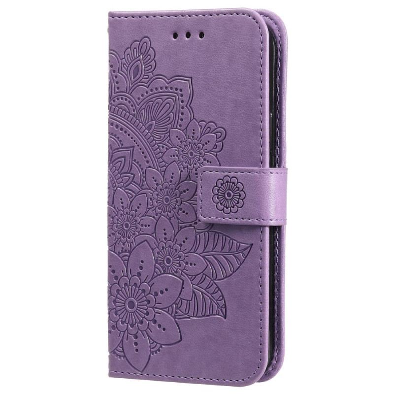 Fliptok / Bőrtok Xiaomi 12T / 12T Pro szíjjal Pántos Mandala