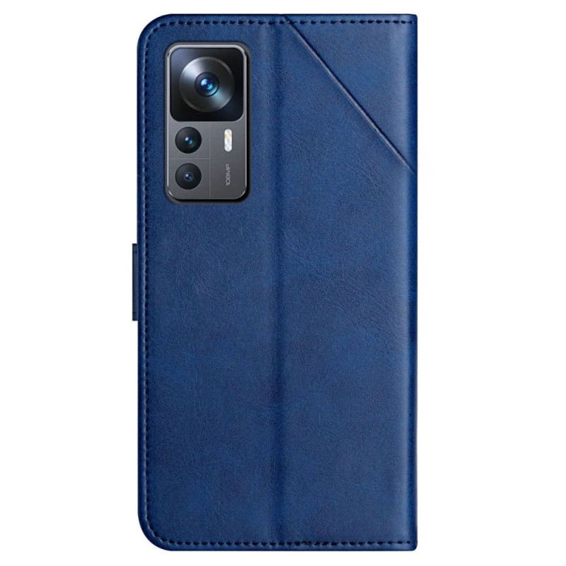 Fliptok Xiaomi 12T / 12T Pro X Design Geo Bőr Stílus