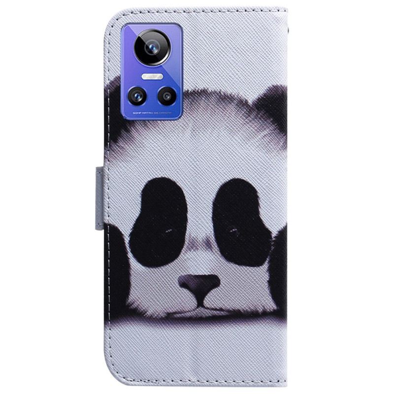 Fliptok / Bőrtok Realme GT Neo 3 Szomorú Panda