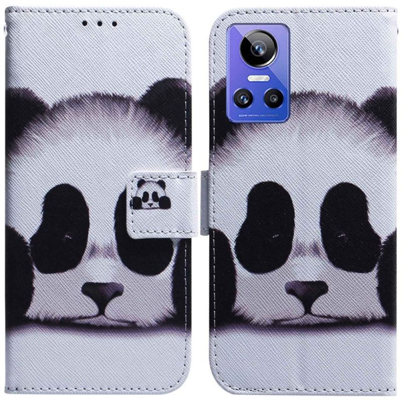 Fliptok / Bőrtok Realme GT Neo 3 Szomorú Panda