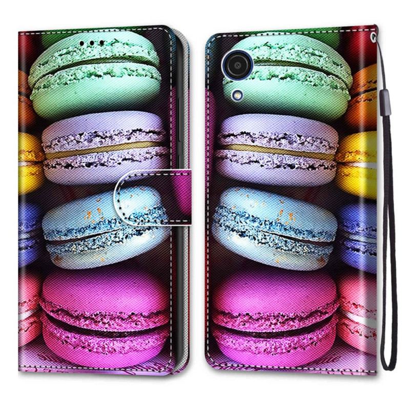 Fliptok Samsung Galaxy A03 Core Macarons