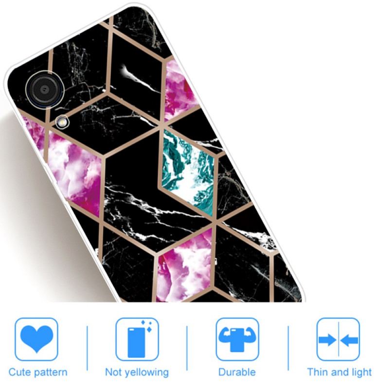 Tok Samsung Galaxy A03 Core Decline Geometric Marble