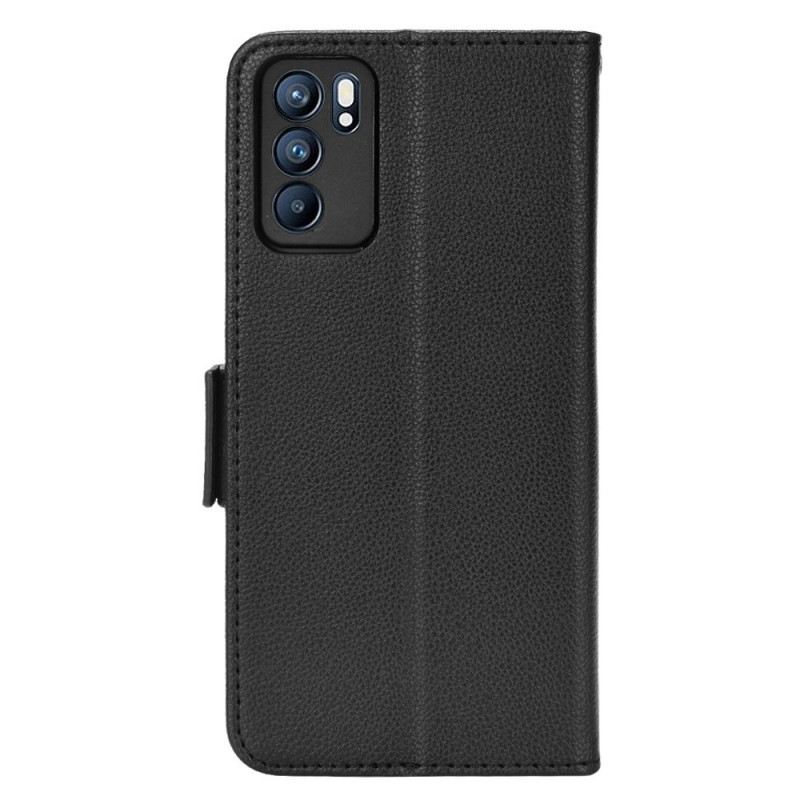 Fliptok / Bőrtok Oppo Reno 6 5G Flap Dupla Új Színek