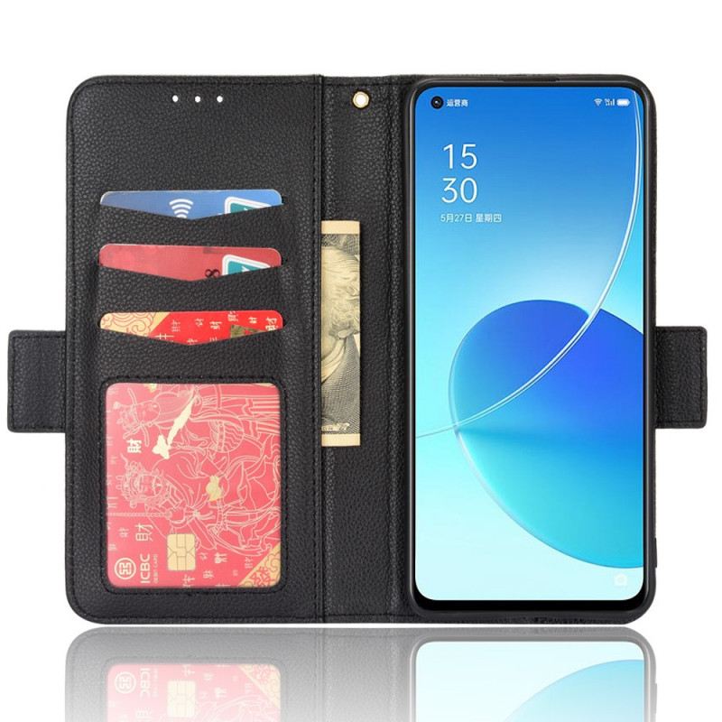 Fliptok / Bőrtok Oppo Reno 6 5G Flap Dupla Új Színek