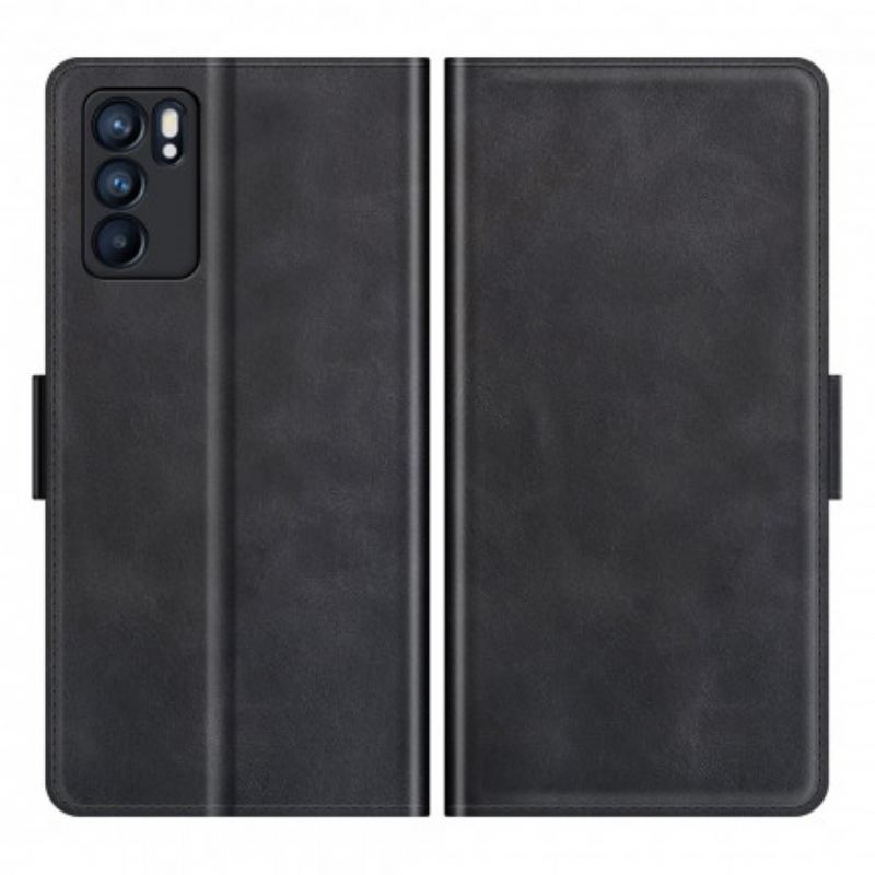 Fliptok / Bőrtok Oppo Reno 6 5G Kettős Zárás